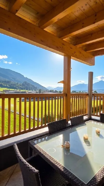 Sandro Anibas sitzt in einer luxuriösen Wohnung und schaut lächelnt von einer Zeitschrift auf