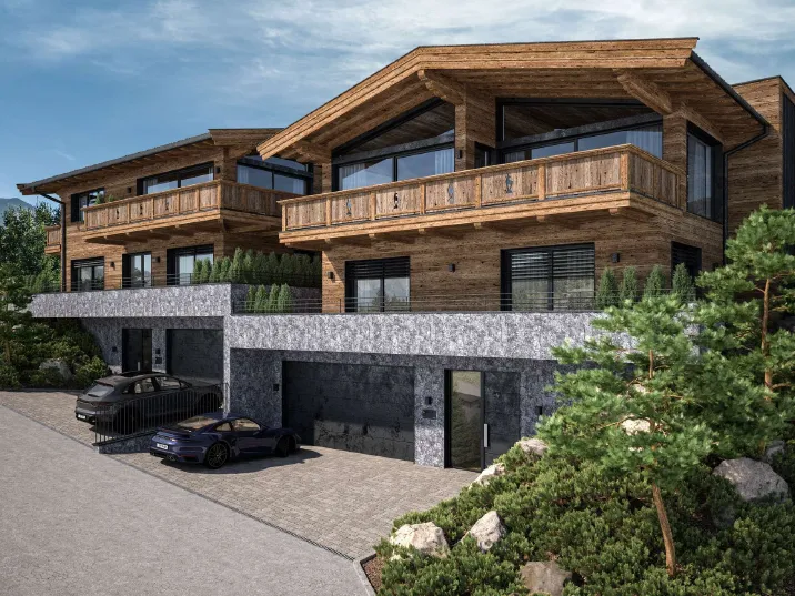 High-End Chalet über dem Talboden