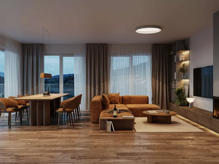 Neubau 3-Zimmer Penthousewohnung mit Westterrasse