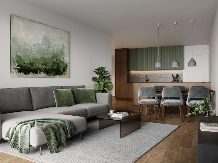 Charmante Neubau 1-Zimmerwohnung mit Bergblick